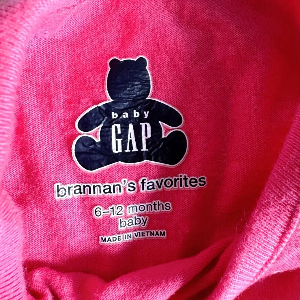 GAP BABY Long Sleeve Onesie 3 Bundle Size 6-18 Months EUC
